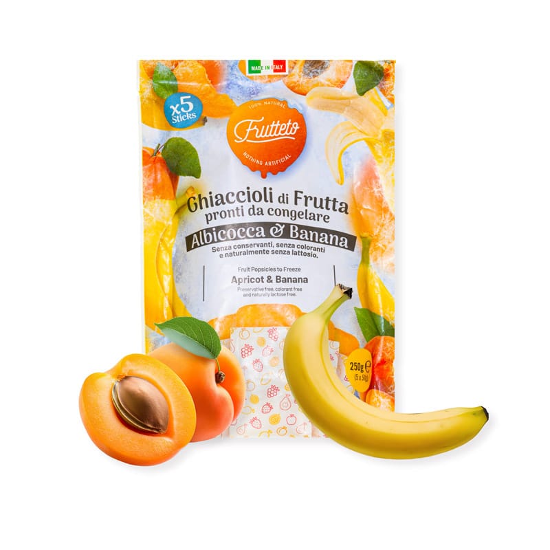 Ghiaccioli 250g gusto Albicocca e Banana